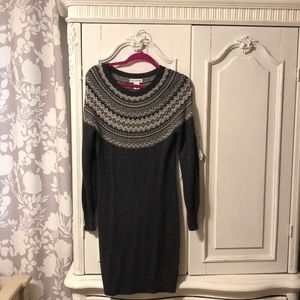 NWOT gorgeous and warm fairisle sweater dress